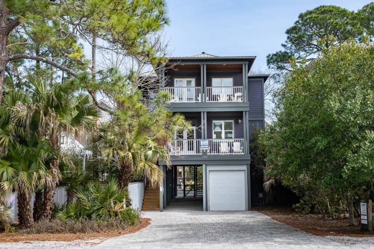 exterior of beach home in 30A