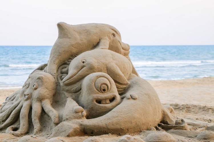 sandcastle sculpture 